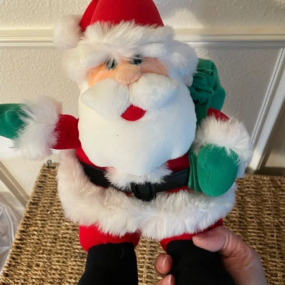 1990’s Stuffins Plush Santa New Condition!
